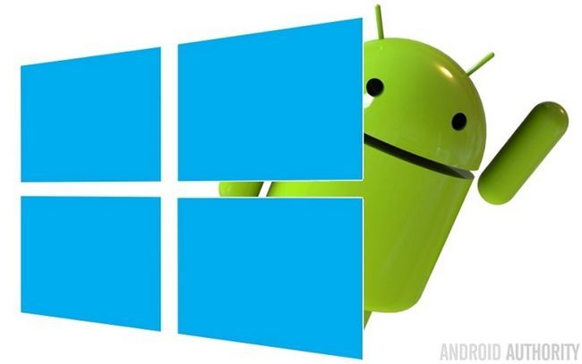Teléfono Android y Windows