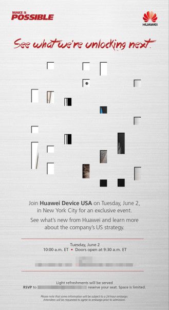 Fotografía - Huawei anunciará su estrategia de Estados Unidos a un 02 de junio de eventos, US variante de Ascend P8 Lite esperado