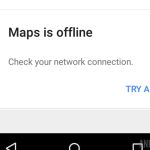 Google Maps no está en línea