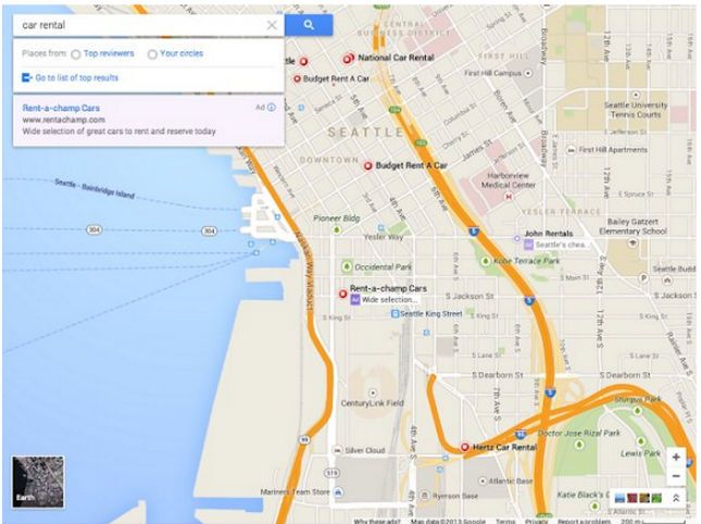 Google Mapas UI Actualización 1