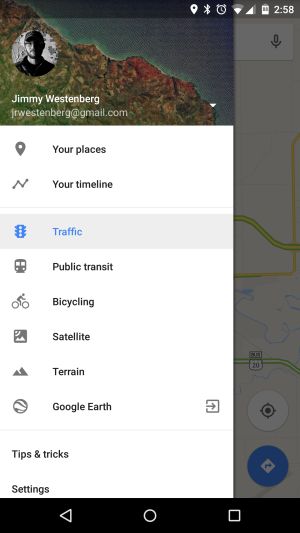 Google Maps actualización AA