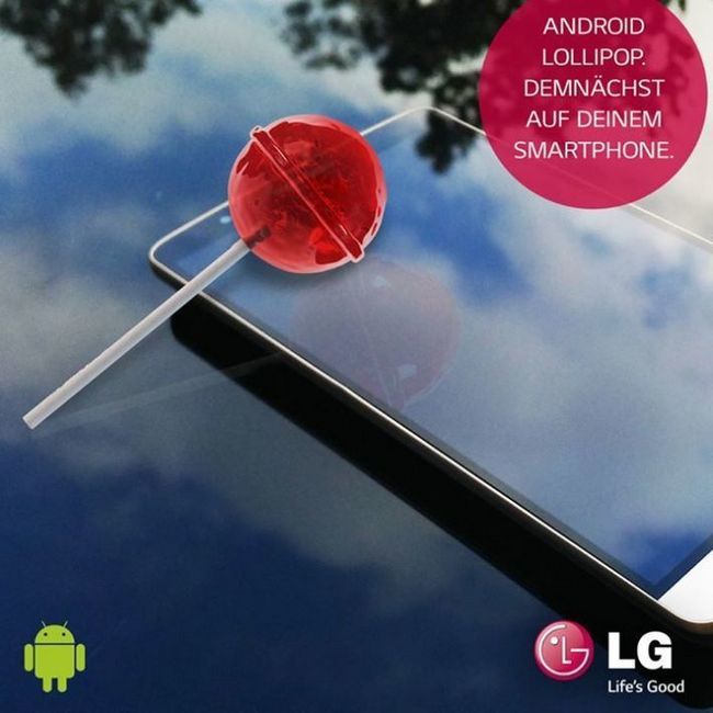 LG actualización piruleta G3