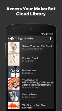 Fotografía - MakerBot imprime una copia de su aplicación móvil Into The Play Store para su dispositivo Android