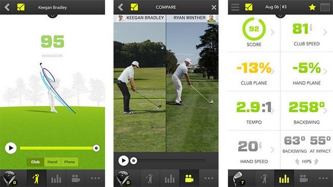 Zepp aplicaciones campos de golf