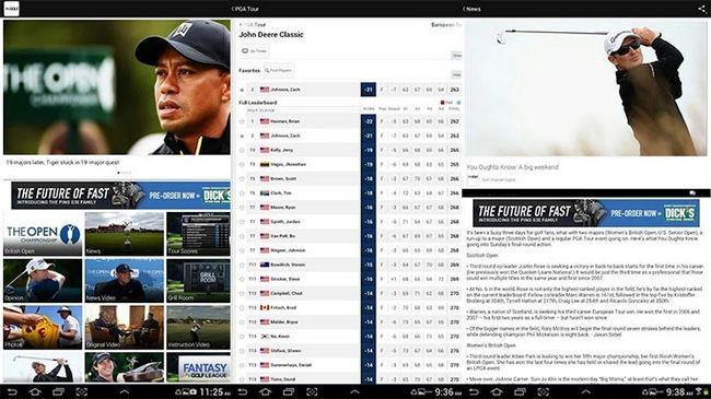 aplicaciones móviles golf Golf Channel