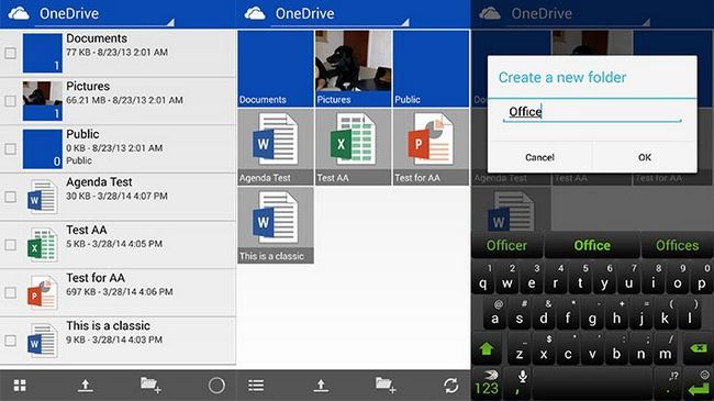 Microsoft Office para revisión de Android 4