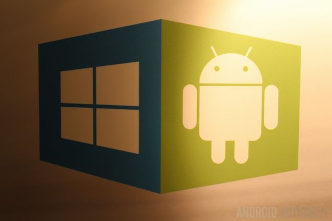 WIndows vs Android Windows 8 Android Logo Marca -2