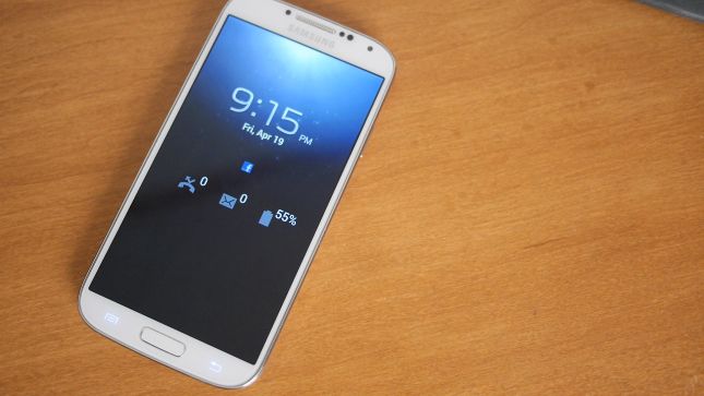 Samsung Galaxy S4 rápida del aire aa