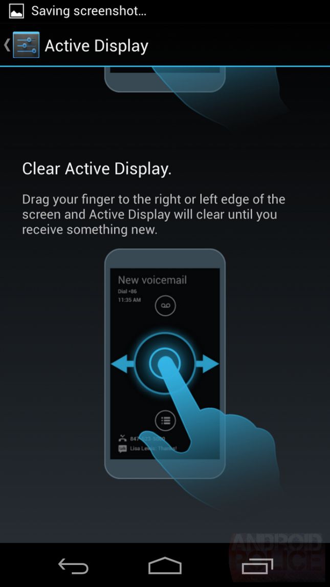 Moto X Display Activo y Notificaciones