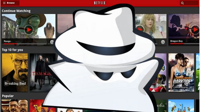 Netflix Incognito Mode Privacidad