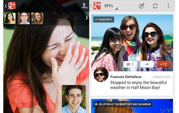 Fotografía - Nueva Google+ permite adolescentes Hangout, iniciar y unirse a la sesión de móvil