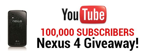 Fotografía - Nexus 4 regalo para celebrar 100k suscriptores de YouTube!