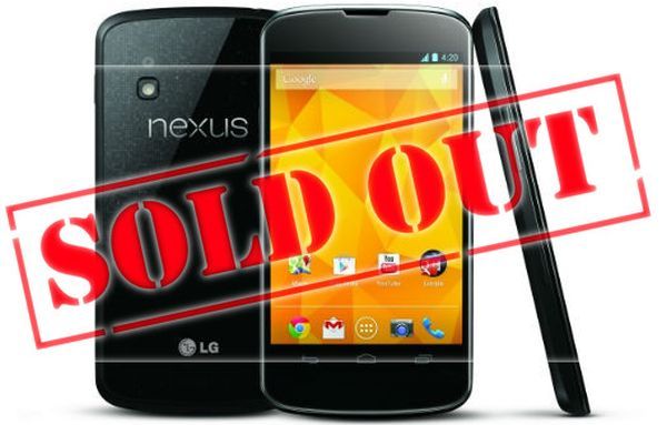 Nexus4 vendido-out-