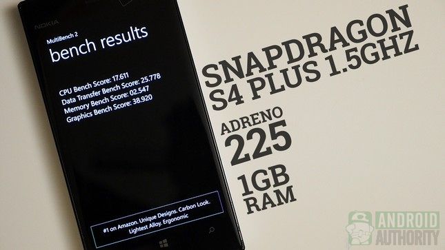 Nokia Lumia 928 el rendimiento aa