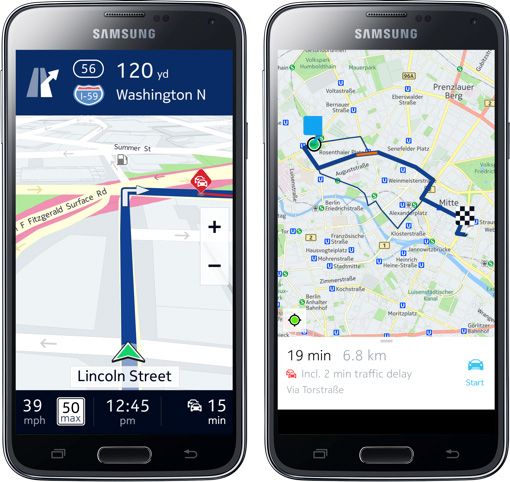 Fotografía - Nokia está aquí mapas vienen a Android, pero sólo para los dispositivos de Samsung por el momento