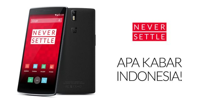 Fotografía - OnePlus Uno Lanzamiento En Indonesia, Pre-Pedidos de inicio 27 de enero en exclusiva a través de lazada