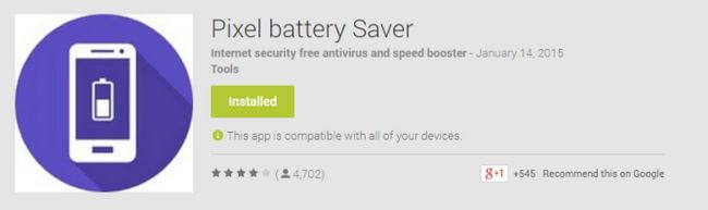 Fotografía - Pixel Battery Saver App vendido a un Shady de terceros que se quiere para que sea una malísima (posiblemente falso) Antivirus App