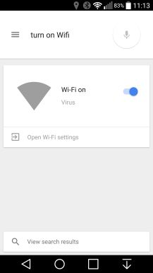 Fotografía - PSA: Conmutación WiFi, Bluetooth, Y La linterna funciona a la perfección con comandos de voz en Google Search En Lollipop