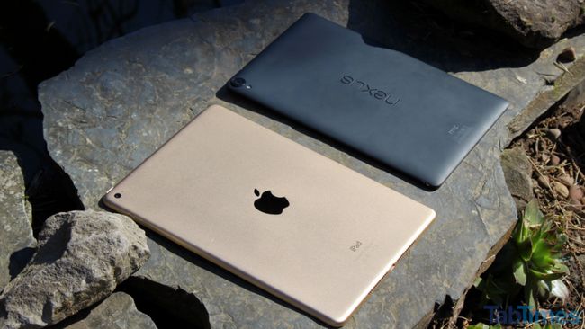 iPad 2 Aire Nexus 9 volver roca