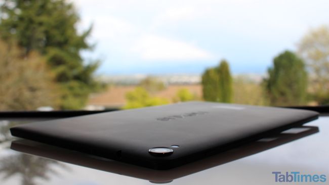Google Nexus 9 espalda ángulo de visión de la cámara