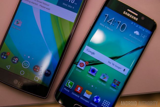 Samsung Galaxy S6 Edge VS LG GFlex 2.6