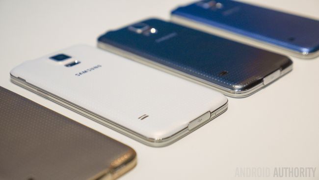 Samsung Galaxy S5 manos en color tamaño vs todos -1160823