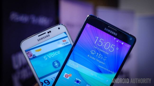 Samsung Galaxy Note 4 vs galaxia s5 rápida mirada a bis (6 de 7)