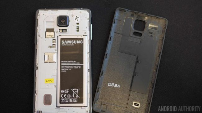 Samsung Galaxy Note 4 batería de la tarjeta sd aa 2