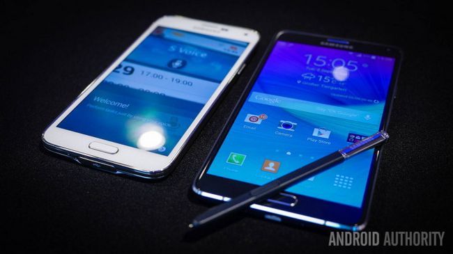 Samsung Galaxy Note 4 vs galaxia s5 rápida mirada a bis (7 de 7)