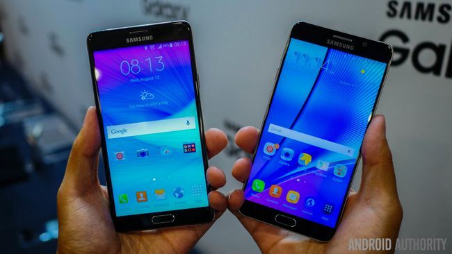 Samsung Galaxy Note 5 vs Galaxy Note 4 aa rápida mirada (2 de 16)