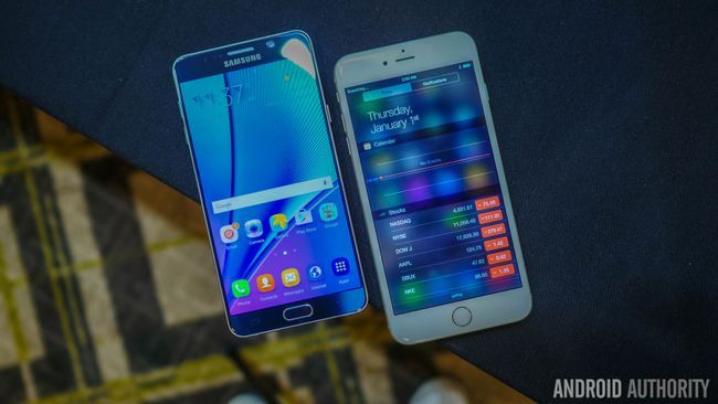 Samsung Galaxy Note 5 vs iphone 6 más aa (10 de 13)