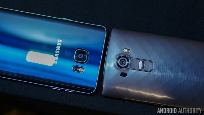 Samsung Galaxy Note 5 vs g4 lg rápido vistazo aa (10 de 10)