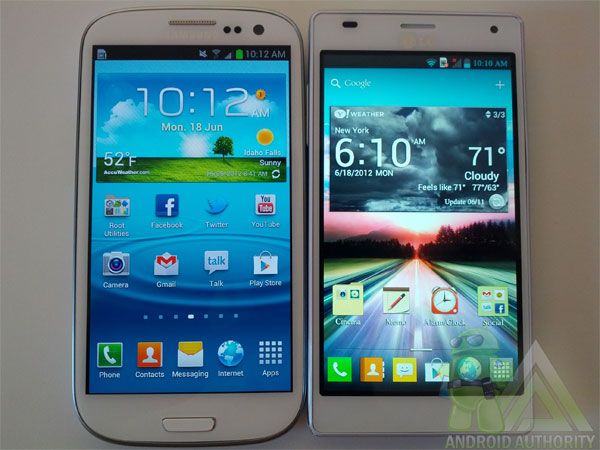 Fotografía - Samsung Galaxy S3 vs Lg Optimus 4X HD - la cabeza a cabeza la comparación [video]