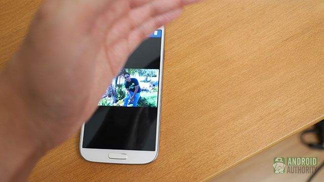 Samsung Galaxy S4 gesto aire aa