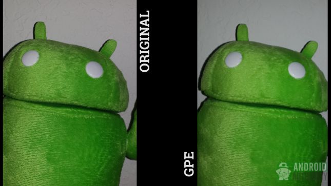 Samsung Galaxy S4 vs Google Play edición cámara aa 4