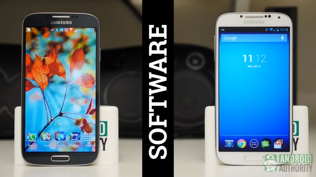 Samsung Galaxy S4 vs google software aa jugar edición