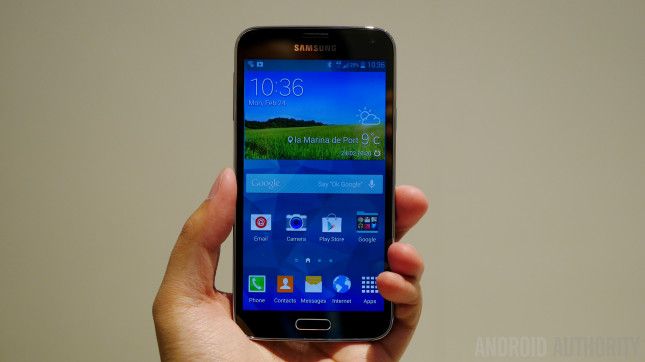 Manos Samsung Galaxy S5 en MWC 2.014 hasta 1160 mil cincuenta y tres