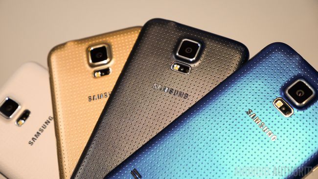 Samsung Galaxy S5 manos en color tamaño vs todos -1160803