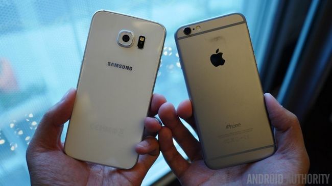 samsung galaxy s6 vs iphone 6 4