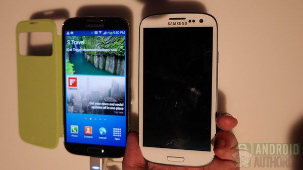 Samsung Galaxy S4 vs S3 galaxia aa 600