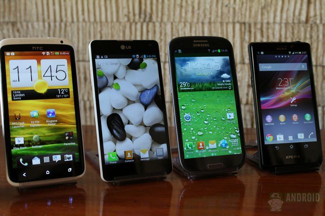 smartphones Uno x Optimus G pro galaxia S3 Sony Xperia aa 1 1600