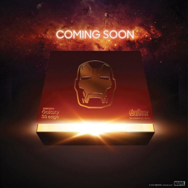 Fotografía - Samsung Teases Próximas Iron Man Edición Galaxy S6 Edge [Actualización: Tweet Eliminado]