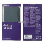 (3) Caja de la carpeta del tirón Internacional Galaxy S6 Edge