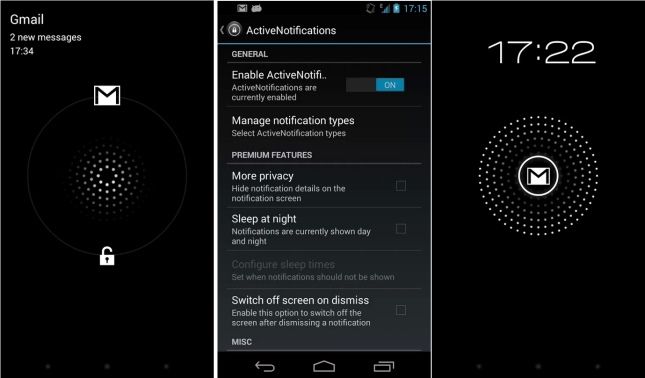 Fotografía - Simular función de visualización activa el Moto X 'en cualquier dispositivo Android 4.3