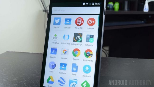 Android Marshmallow Panel de Aplicaciones