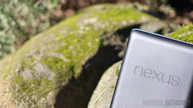 Nexus 7 de ladrillo 2012 back rocas