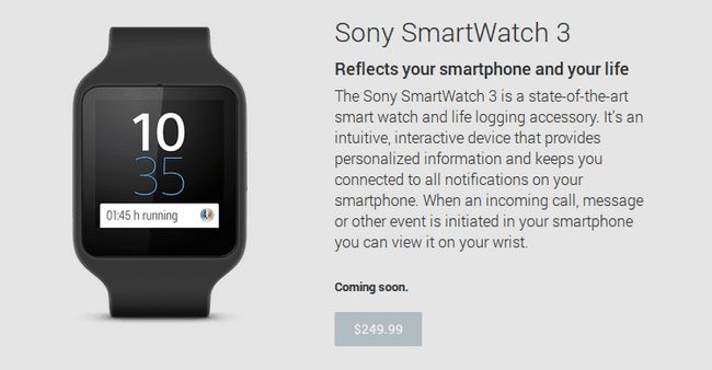 Fotografía - Sony SmartWatch 3 está ahora en el Play Store, 