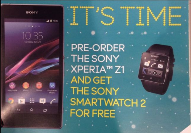Sony Xperia Z1 y SmartWatch