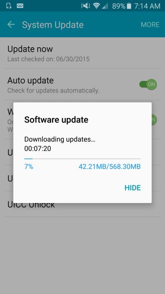 Fotografía - Sprint entrega Android 5.1.1 actualización OTA Para Su Galaxy S6 y S6 Galaxy Edge