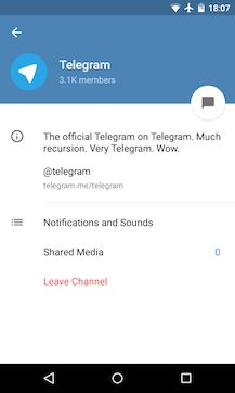 Fotografía - V3.2 Telegrama trae Canales para la Difusión de los mensajes al mundo